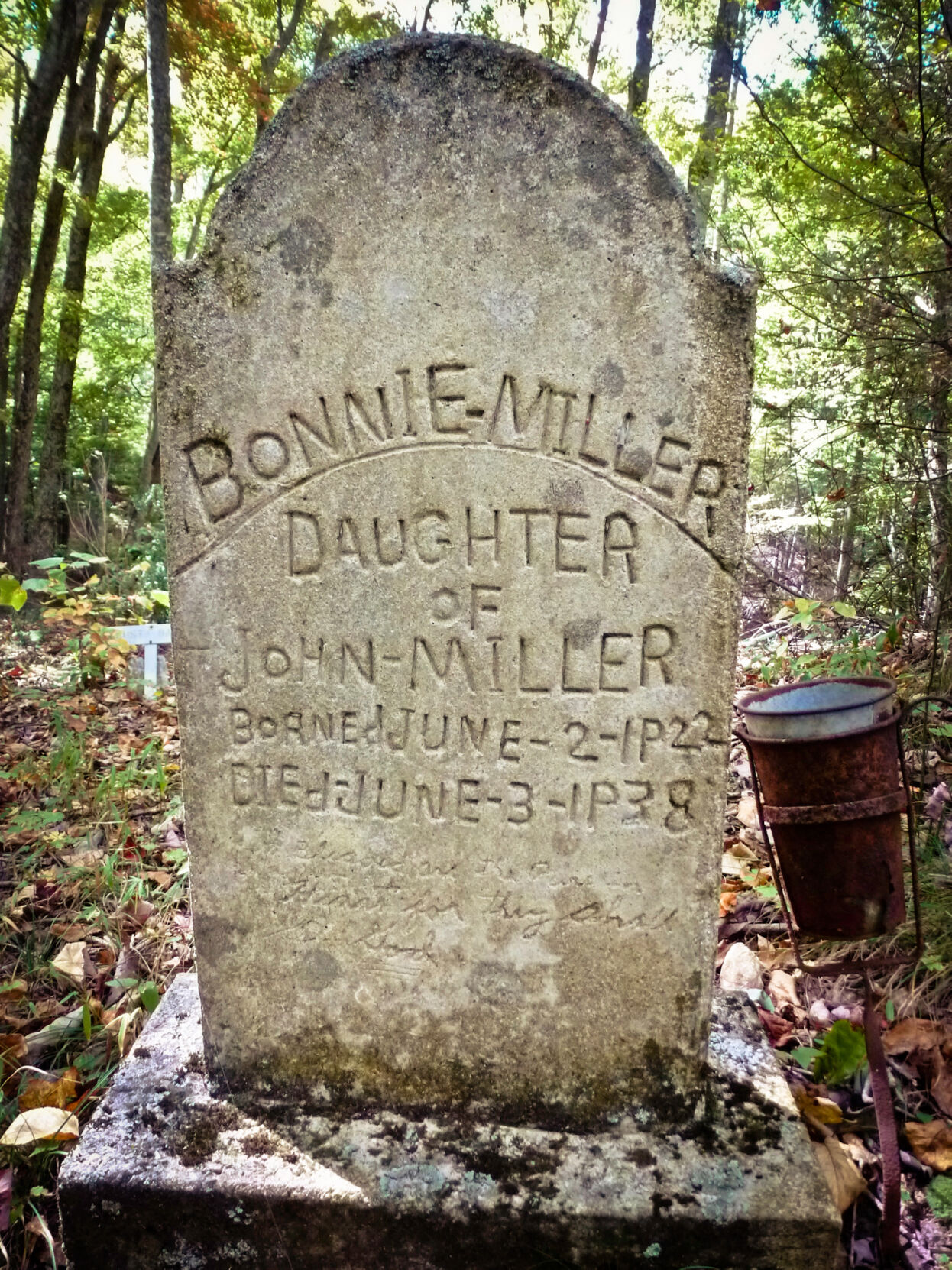 Bonnie Miller headstone